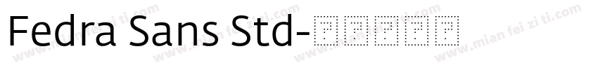 Fedra Sans Std字体转换